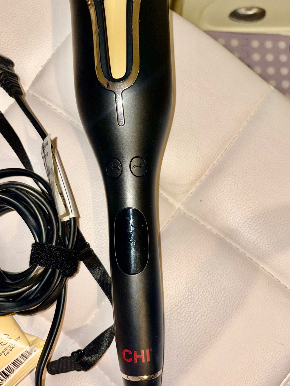 CHI Black & Gold spin, and curl automatic curling iron Ceramic